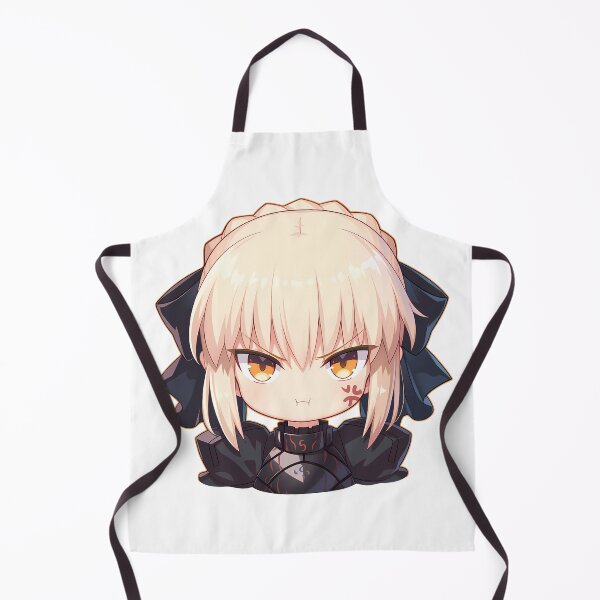 Item preview, Chibi Kawaii Angry Saber Alter Fate Stay Night Anime Character Dark Armor Look designed and sold by 108Recordings.