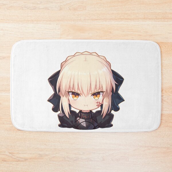 Item preview, Chibi Kawaii Angry Saber Alter Fate Stay Night Anime Character Dark Armor Look designed and sold by 108Recordings.