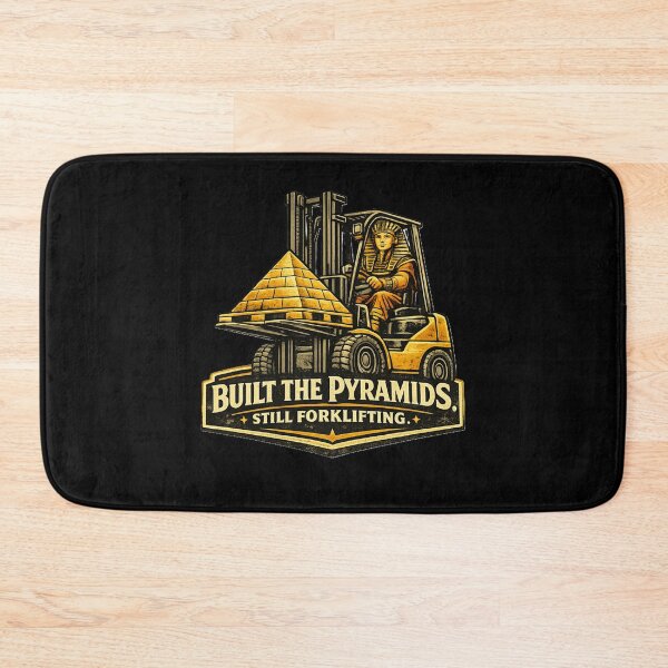 Item preview, Built the Pyramids. Still Forklifting – Retro Pharaoh Forklift Design designed and sold by RetroNibylander.