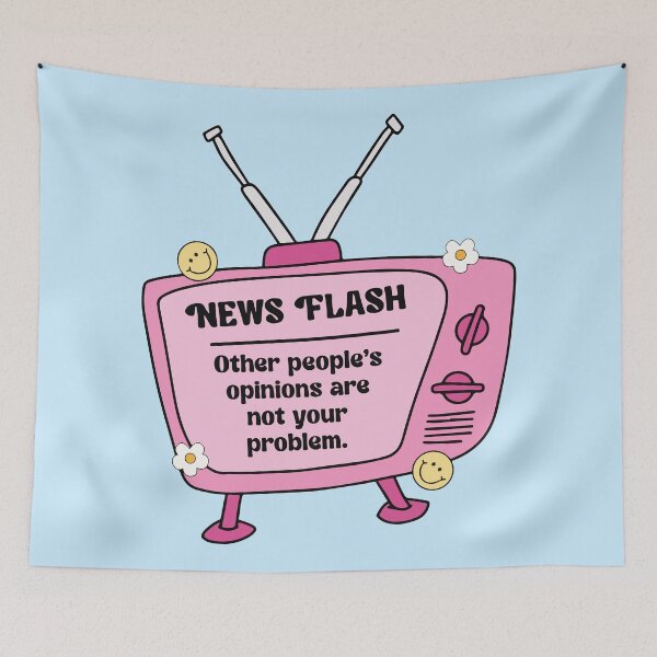 Item preview, News Flash other people's opinions are not your problem retro tv designed and sold by BrownHorse90s.