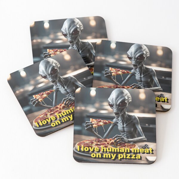 Item preview, Alien Pizza Dude designed and sold by Hulabloom.