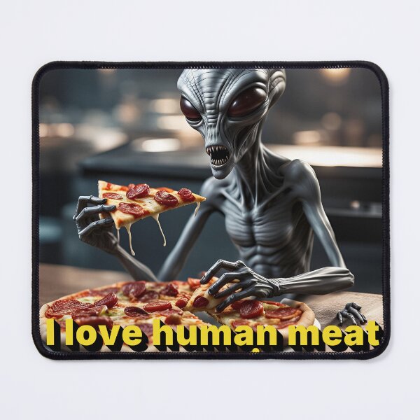 Item preview, Alien Pizza Dude designed and sold by Hulabloom.
