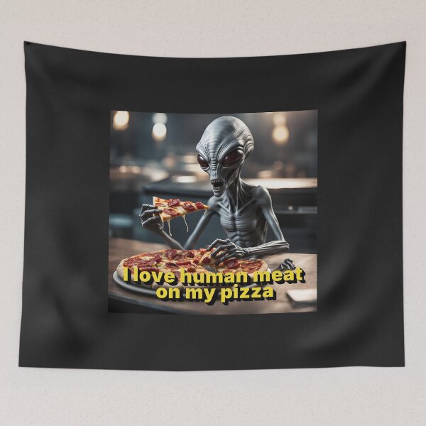 Item preview, Alien Pizza Dude designed and sold by Hulabloom.