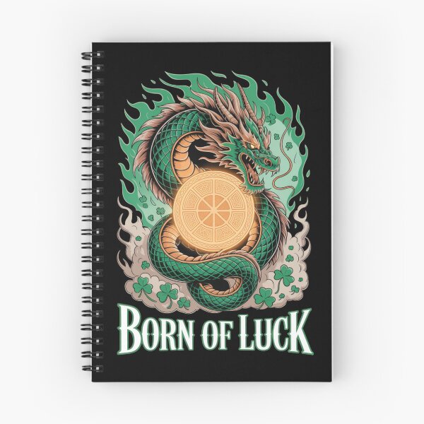 Item preview, Born Of Luck – Celtic Serpent Dragon Glowing Shield St. Patrick's Day designed and sold by DarylWelsh2024.