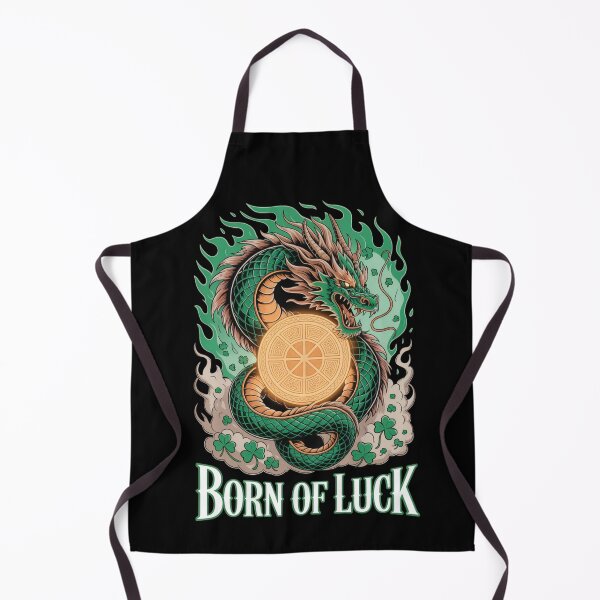 Item preview, Born Of Luck – Celtic Serpent Dragon Glowing Shield St. Patrick's Day designed and sold by DarylWelsh2024.