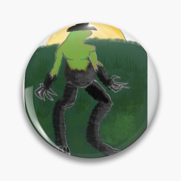 Item preview, Werefrog Sticker - Pin designed and sold by FrogLakeArt.