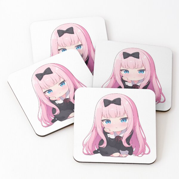Item preview, Chibi Kawaii Angry Chika Fujiwara Kaguya Sama Love Is War Anime Pink Hair Mood designed and sold by 108Recordings.