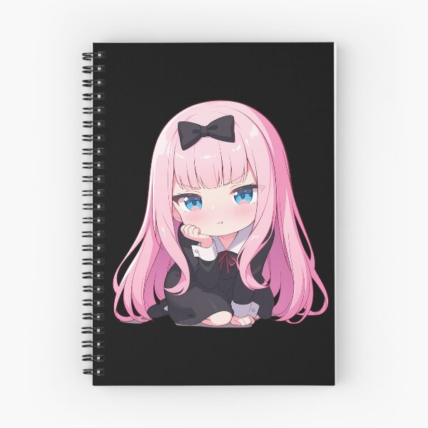 Item preview, Chibi Kawaii Angry Chika Fujiwara Kaguya Sama Love Is War Anime Pink Hair Mood designed and sold by 108Recordings.