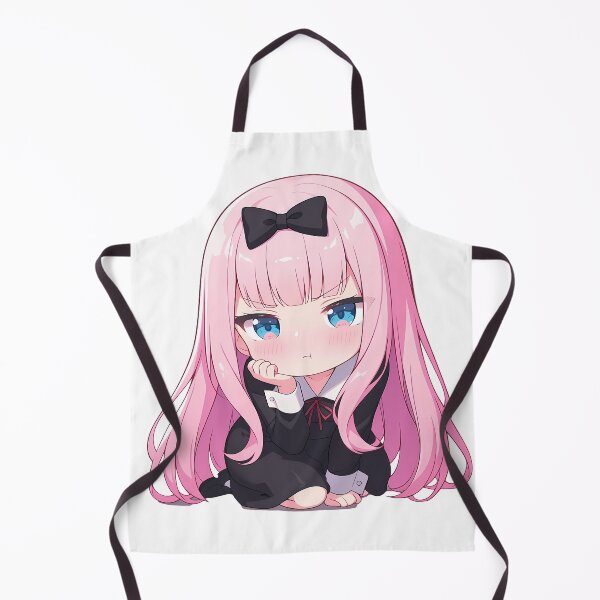 Item preview, Chibi Kawaii Angry Chika Fujiwara Kaguya Sama Love Is War Anime Pink Hair Mood designed and sold by 108Recordings.
