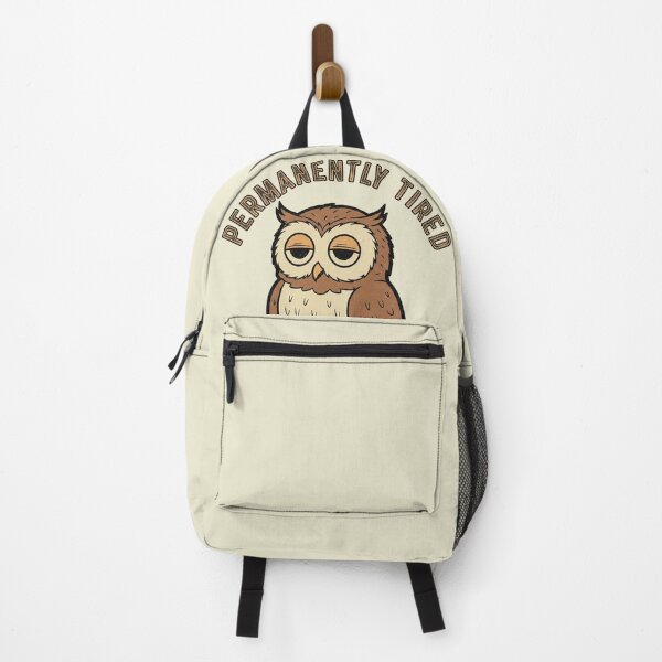 Item preview, Tired Owl | Chronically Exhausted Meme Sticker designed and sold by ZyxDes.