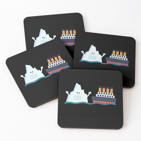 Item preview, Titanic Funny Titanic and Iceberg Free Hug Parody Boys Girls designed and sold by farhanhafeez.