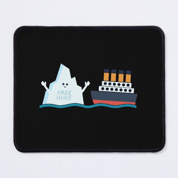 Item preview, Titanic Funny Titanic and Iceberg Free Hug Parody Boys Girls designed and sold by farhanhafeez.