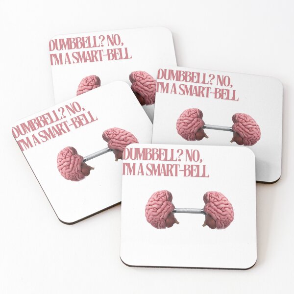 Item preview, Smartbell Funny Brain Dumbbell Workout Pun designed and sold by poomfitshirt.