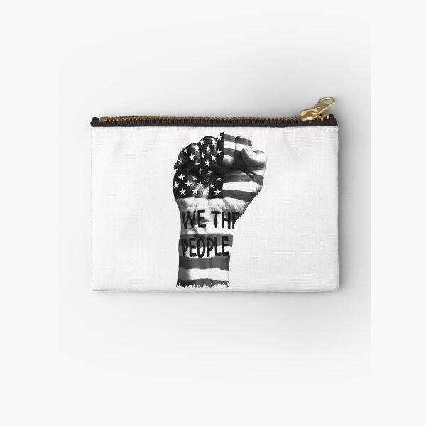 Item preview, We The People Fist | American Flag Protest Art Black and White designed and sold by inkoutninja.