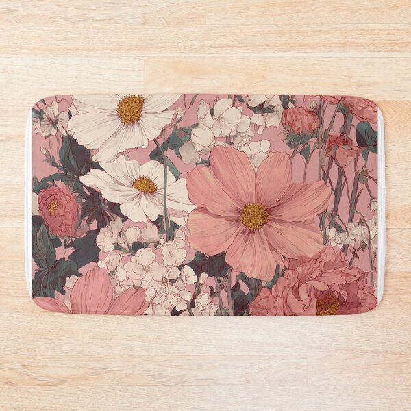 Item preview, Vintage Pink Florals designed and sold by Whimsy-Glim.
