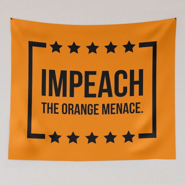 Item preview, Impeach the orange menace  designed and sold by Rachel the Artist .
