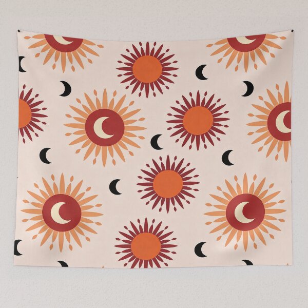 Item preview, Celestial flower Pattern  designed and sold by Akali Design.