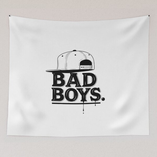 Item preview, Bad Boys Streetwear Typography with Snapback Cap designed and sold by Bulk store .