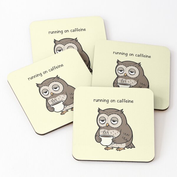 Item preview, Always Tired Owl Sticker | Low Energy Animal Meme designed and sold by ZyxDes.
