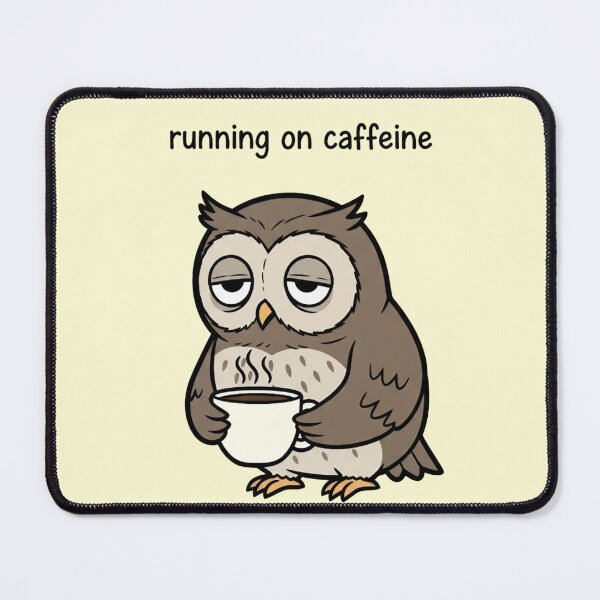 Item preview, Always Tired Owl Sticker | Low Energy Animal Meme designed and sold by ZyxDes.