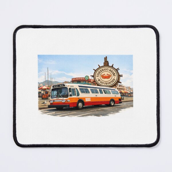 Item preview, San Francisco Muni New look at Fisherman's Wharf designed and sold by StopRequest.
