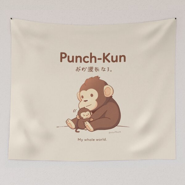 Item preview, Punch-kun – My Whole World | Minimal Emotional Character Design designed and sold by Irene Catchmind.