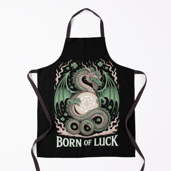 Item preview, Born Of Luck – Celtic Knotwork Dragon Shamrock Orb St. Patrick's Day designed and sold by DarylWelsh2024.
