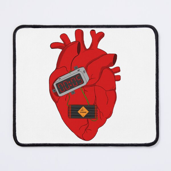 Item preview, Explosive heart designed and sold by Barely Woken.