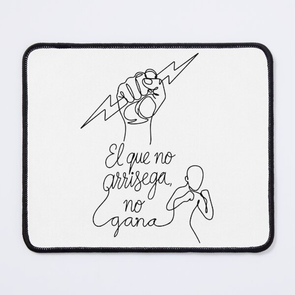 Item preview, El Que No Arriesga No Gana - Minimalist Motivation Line Art designed and sold by Molcajetee.