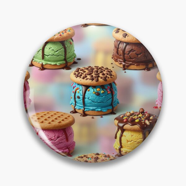 Item preview, Ice Cream Sandwich Cookie Pattern designed and sold by Fabricbella.