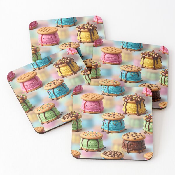 Item preview, Ice Cream Sandwich Cookie Pattern designed and sold by Fabricbella.