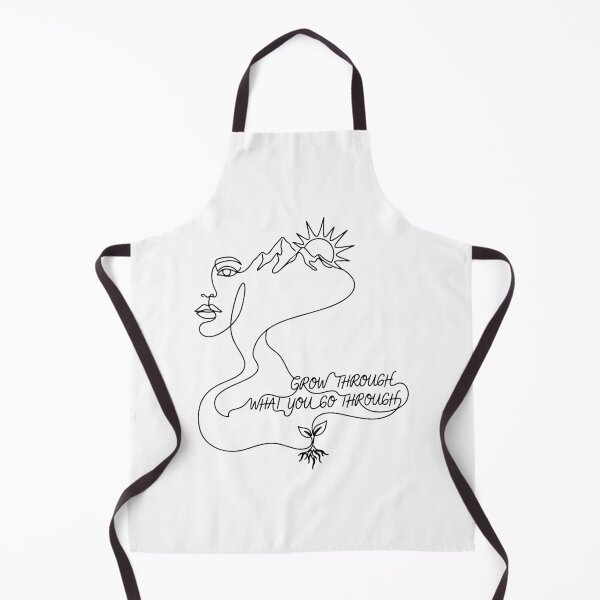 Item preview, Grow Through What You Go Through - Minimalist Line Art designed and sold by Molcajetee.
