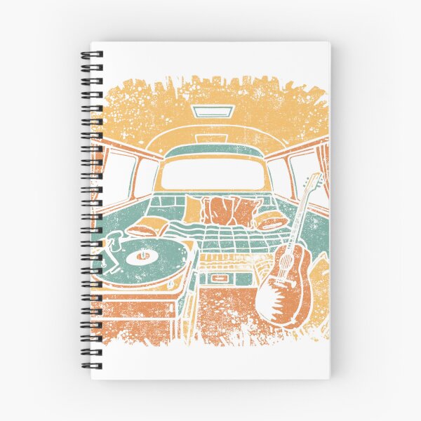 Item preview, Retro Van Interior - Turntable & Guitar designed and sold by Nacho Average Designs.