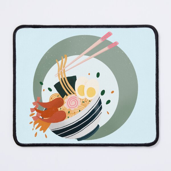 Item preview, Ramen retro bubble badge designed and sold by Home Cyn Home.