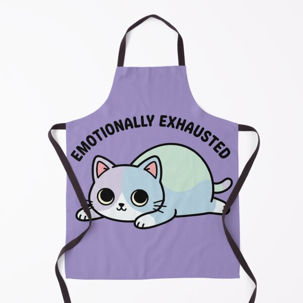 Item preview, hronically Tired Cat | Emotionally Exhausted Meme designed and sold by ZyxDes.