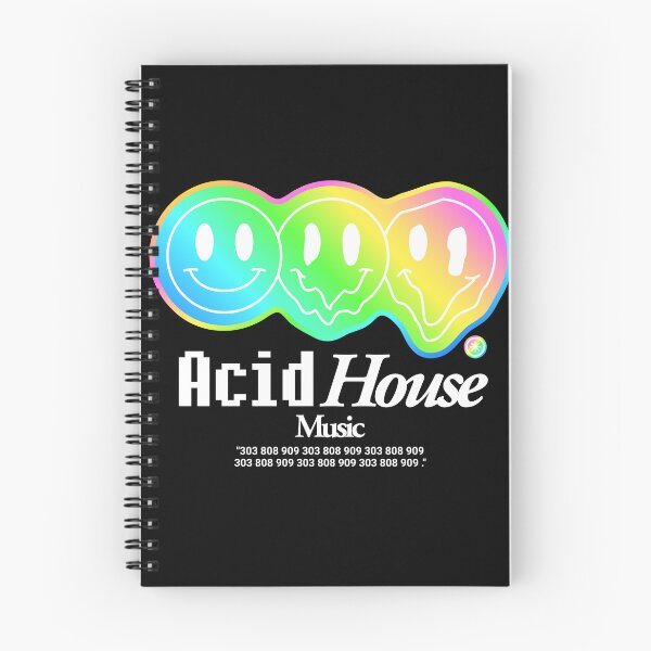 Item preview, ACID HOUSE  - Prism Melt Smiley (White) designed and sold by Discothreadz.