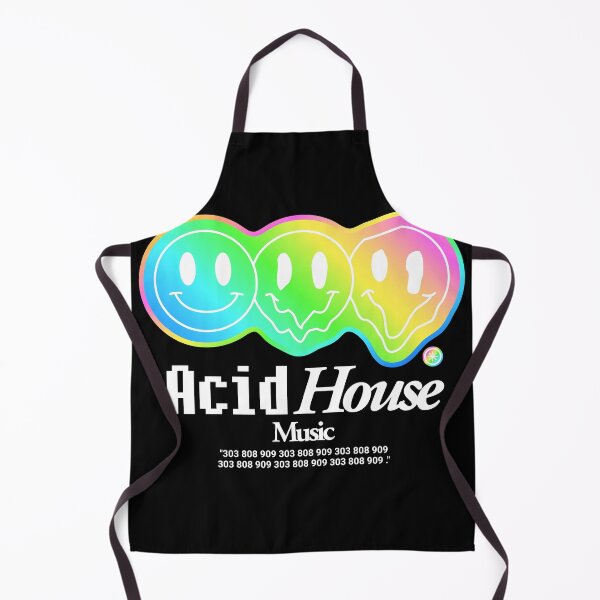 Item preview, ACID HOUSE - Prism Melt Smiley (White) designed and sold by Discothreadz.