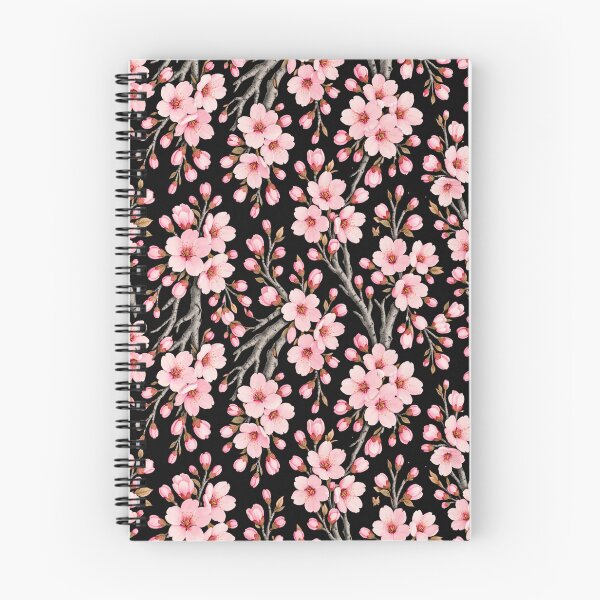 Item preview, Midnight Sakura Bloom Pattern designed and sold by FLATVAC STICKER.