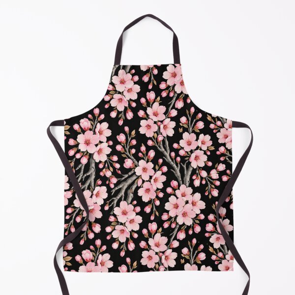 Item preview, Midnight Sakura Bloom Pattern designed and sold by FLATVAC STICKER.