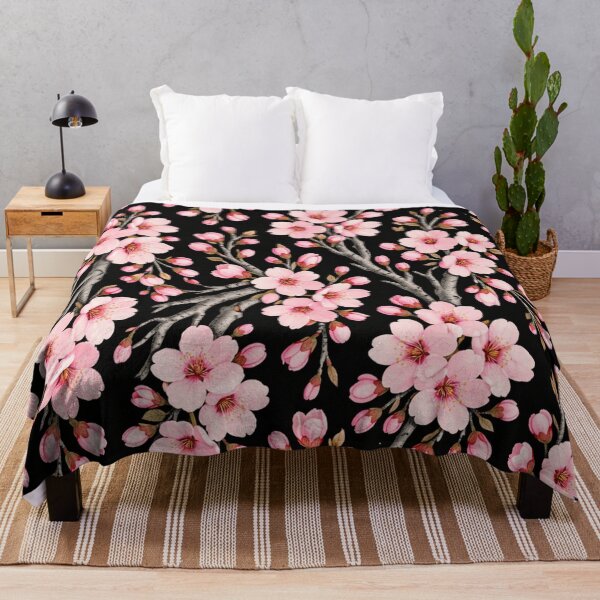 Item preview, Midnight Sakura Bloom Pattern designed and sold by FLATVAC STICKER.