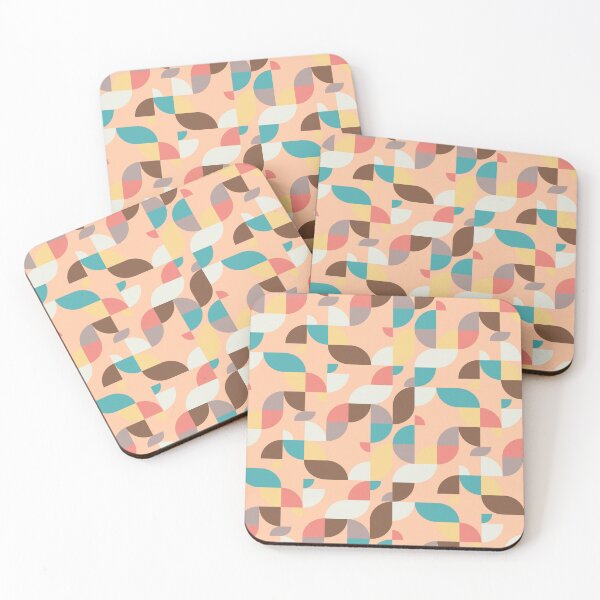 Item preview, Retro Geometric Mid Century Modern Abstract Pattern designed and sold by risingrocket.