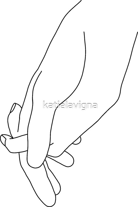 "hold my hand" by katielavigna | Redbubble
