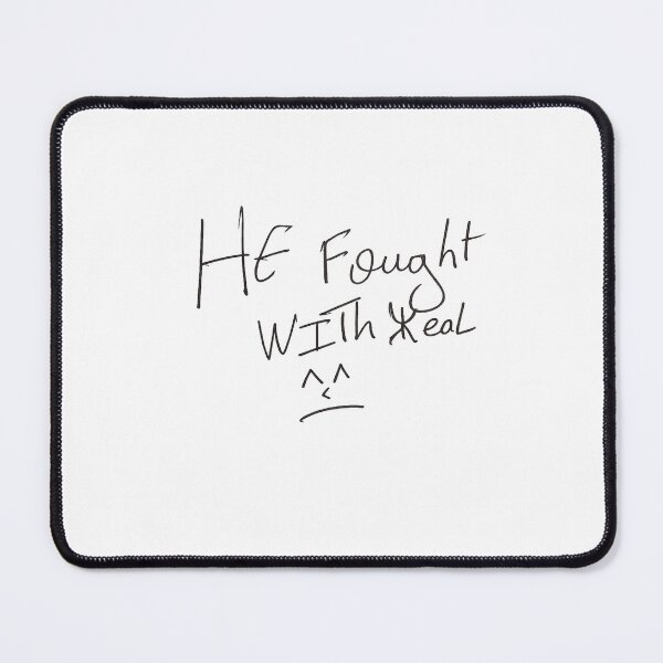 Item preview, He Fought With Zeal Motivational Handwritten Quote Art designed and sold by novyron.