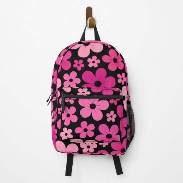 Item preview, Pink & Magenta Five-Petal Floral Seamless designed and sold by FLATVAC STICKER.