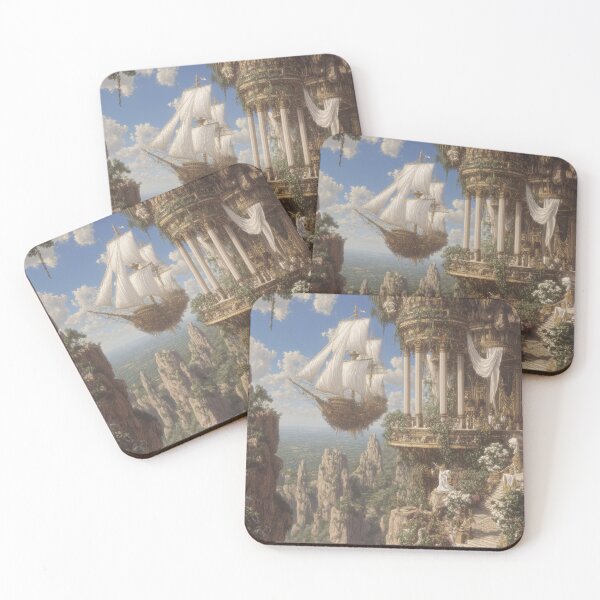 Item preview, Skybound Kingdom – Epic High Fantasy Palace & Airship designed and sold by Moonvale Studio.