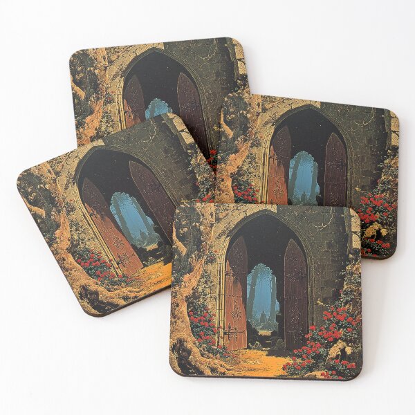 Item preview, Ancient Forest Portal – Vintage Medieval Fantasy Art designed and sold by Moonvale Studio.
