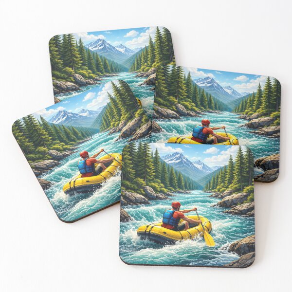 Item preview, Whitewater River Rafting Adventure designed and sold by Myra365Art.
