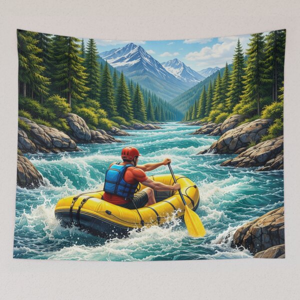 Item preview, Whitewater River Rafting Adventure designed and sold by Myra365Art.