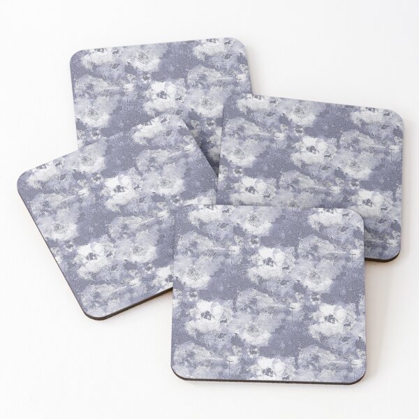 Item preview, Soft Impressionistic Flowers in Muted Purple designed and sold by Artistestella.