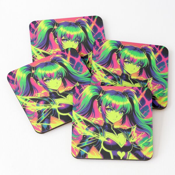 Item preview, Cosmic Neon Glitch Princess designed and sold by RadaQueen.